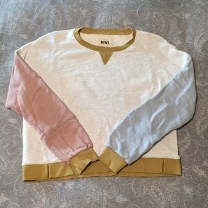 Madewell Colourblock Sweater (Size M)
